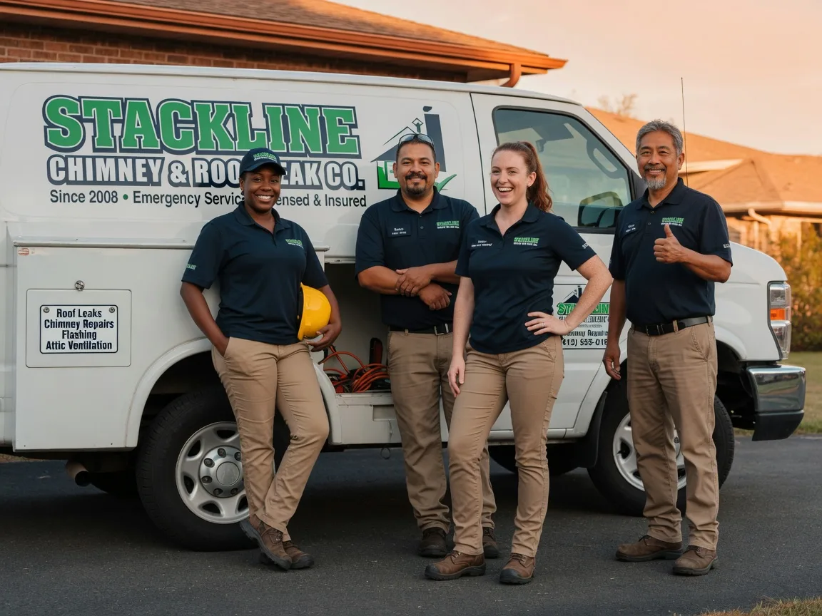 Chimney flashing repair company in Baylis, IL